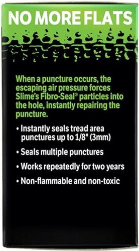 Slime 30075 Bike Inner Tube with Slime Puncture Sealant, Assorted Styles