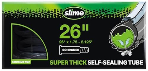 Slime 30075 Bike Inner Tube with Slime Puncture Sealant, Assorted Styles