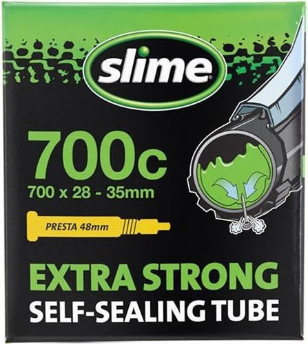 Slime 30075 Bike Inner Tube with Slime Puncture Sealant, Assorted Styles