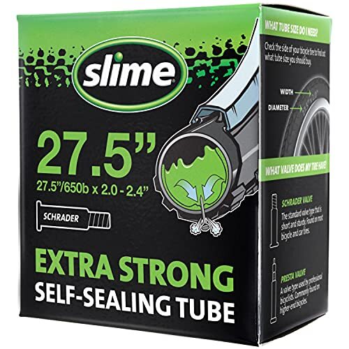 Slime 30075 Bike Inner Tube with Slime Puncture Sealant, Assorted Styles