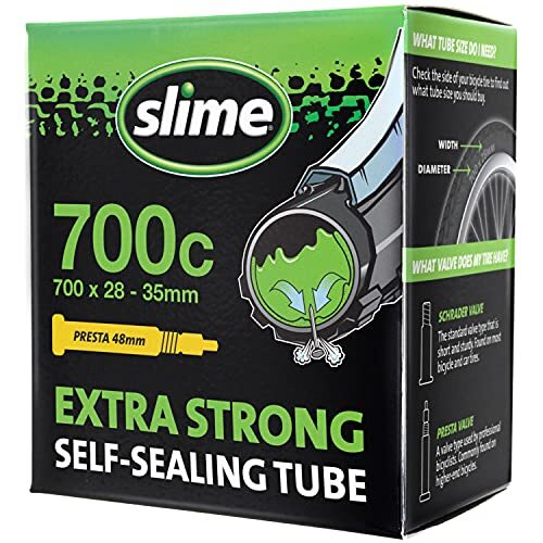 Slime 30075 Bike Inner Tube with Slime Puncture Sealant, Assorted Styles