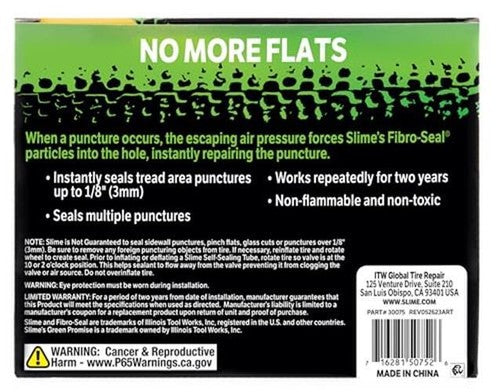 Slime 30075 Bike Inner Tube with Slime Puncture Sealant, Assorted Styles