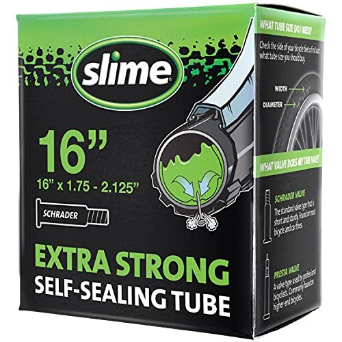 Slime 30075 Bike Inner Tube with Slime Puncture Sealant, Assorted Styles