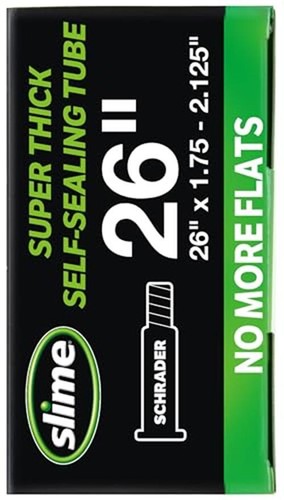 Slime 30075 Bike Inner Tube with Slime Puncture Sealant, Assorted Styles