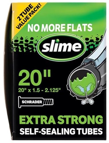 Slime 30075 Bike Inner Tube with Slime Puncture Sealant, Assorted Styles